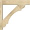 Ekena Millwork Olympic Block Rough Sawn Outlooker, Douglas Fir, 6"W x 26"D x 26"H OUT06X26X26OLY05RDF - alternate 3